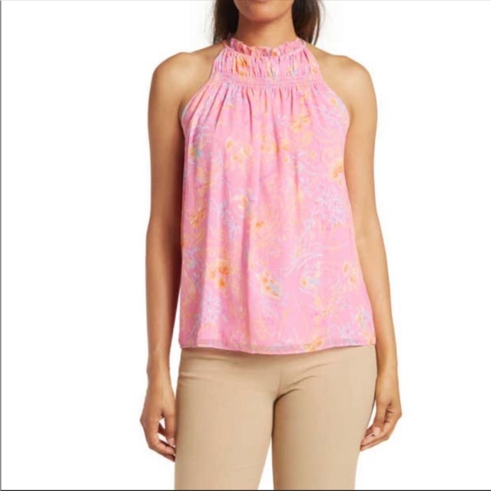 NWT Ramy Brook Harlie Paisley Halter Neck Tank Top